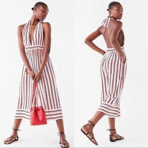 Urban outfitters Striped Halter Neck jumper